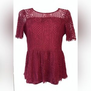 Tahari Lace Top Lined Size S